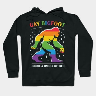 Gay Bigfoot, Unique & Undiscovered Hoodie